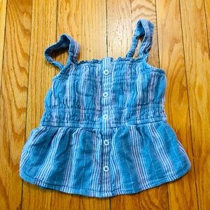 Abercrombie kids sleeveless top 7/8